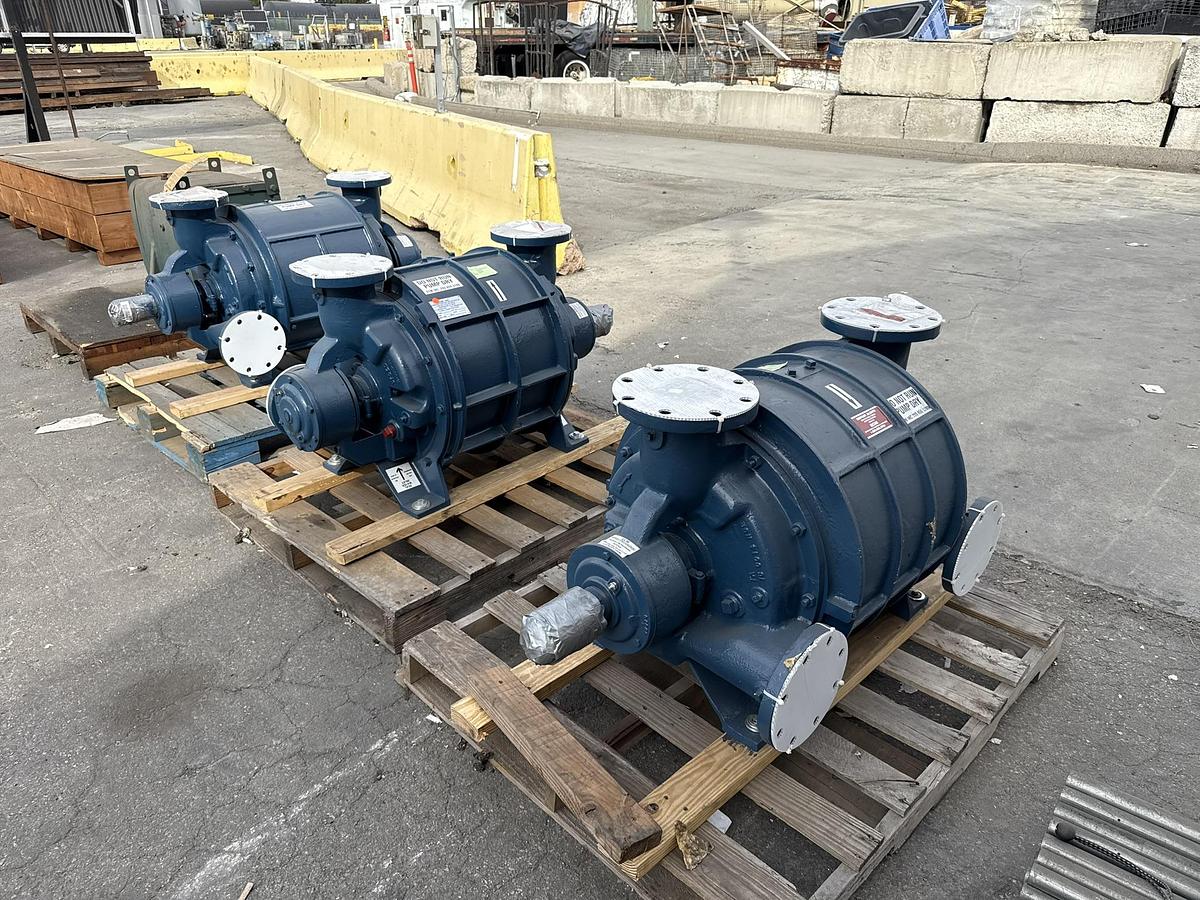 Used NASH CL1001 VACUUM PUMP RECONDITION BY ECM (NEVER USED AFTER RECONDITIONING)