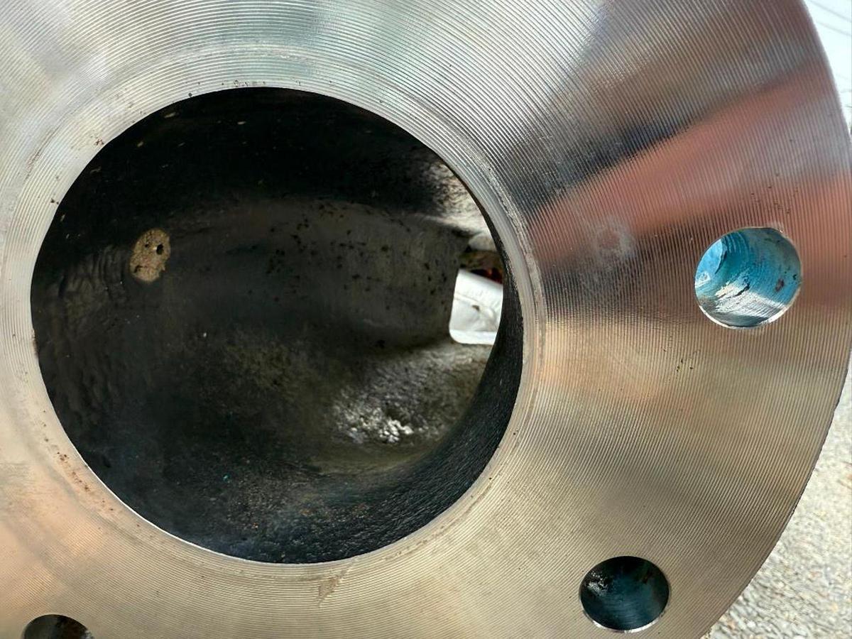 Used GOULD MODEL 3196 PUMP CASING SIZE 4X6-10H 316 STAINLESS STEEL