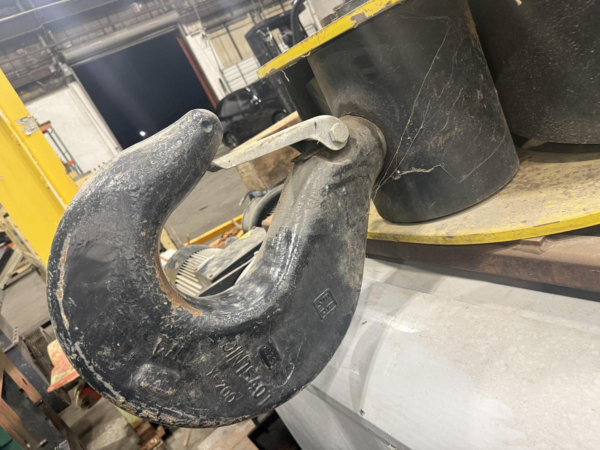 Used KONECRANES 25 TON CAPACITY ELECTRIC HOIST WITH TROLLEY 575V 60HZ BUILT 2019