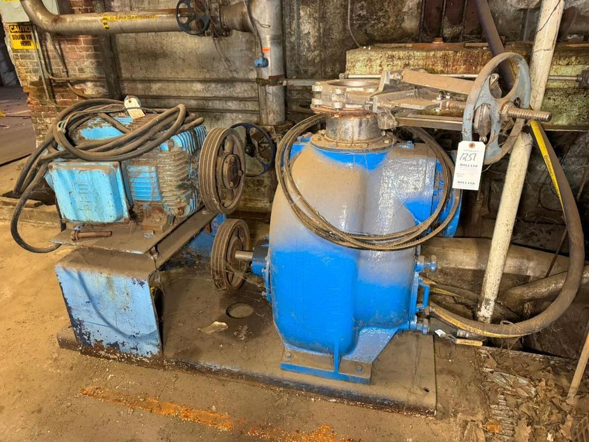 Used PIONEER MODEL P8C00F TRASH PUMP WITH MOTOR