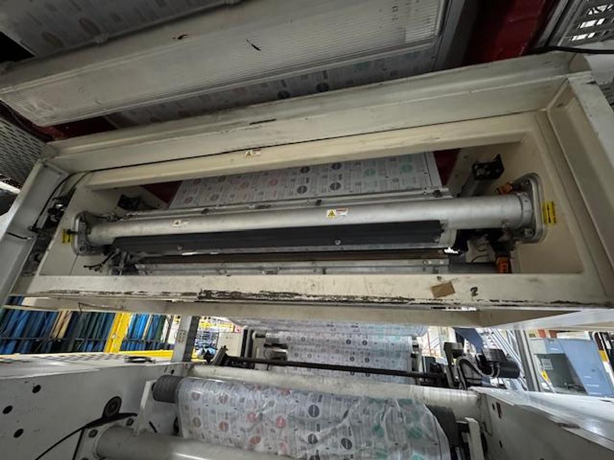 Used 52" WIDE W&H PRIMAFLEX 8 COLOR PRINTING PRESS - STILL RUNNING