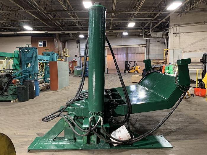 Used 97" WIDE BLACK CLAWSON ROLL SPLITTER 60" DIAMETER