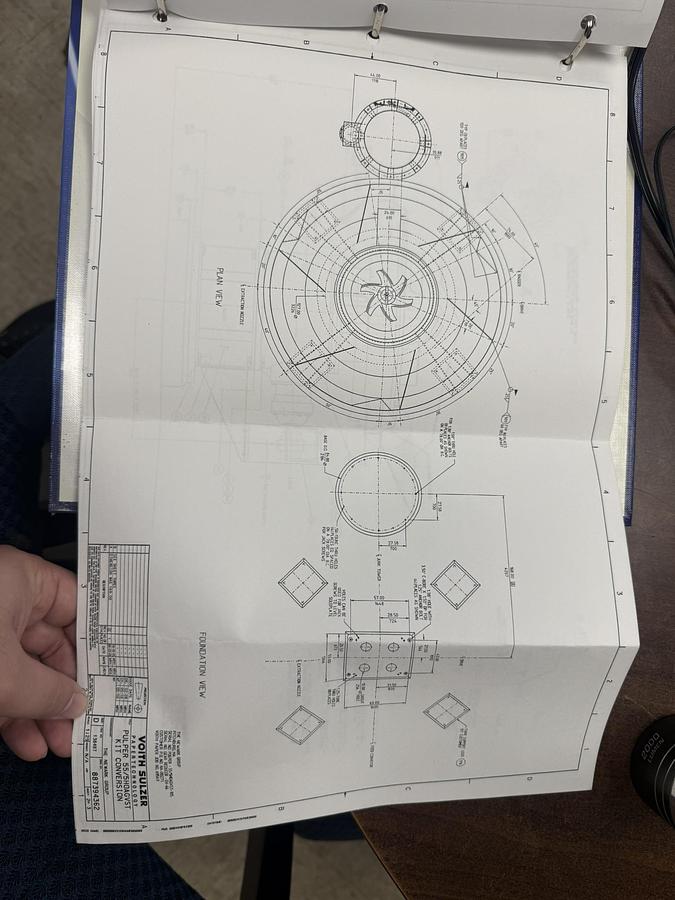 Used VOITH PULPER REBUILT 2001 WITH SPARE PULPER DRIVE