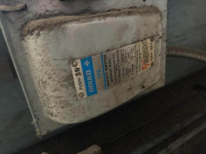 Used 62" WIDE EMBOSSER STATION - NO UNWIND OR REWIND