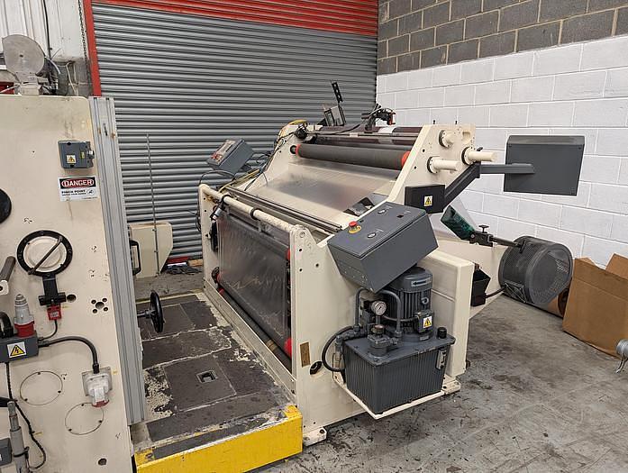 Used 55" WIDE TITAN SR7 DUPLEX SLITTER - TEST RUN INCLUDED