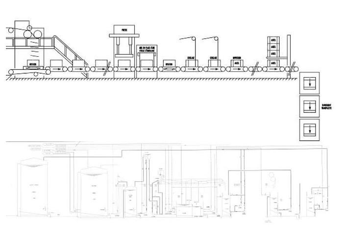 Used 126" (3.2M) VOITH WET LAP LINE WITH PULP DRYING & BALING