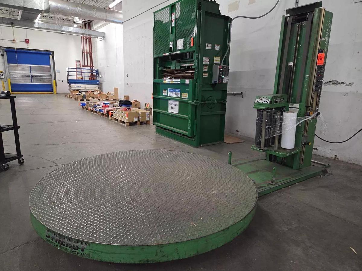 Used POWER HYDRO STRETCH PALLET WRAPPER MODEL SYNERGY 3