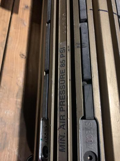 Used 62" TITAN MODEL SR6 CANTILEVERED DUPLEX SLITTER REWINDER SHAFTLESS UNWIND - PENDING LS