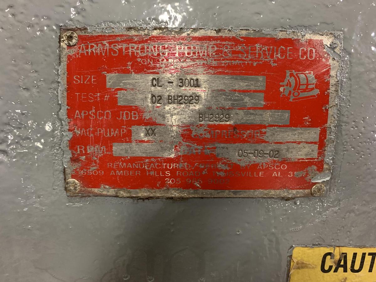 Used NASH CL-3001 VACUUM PUMP