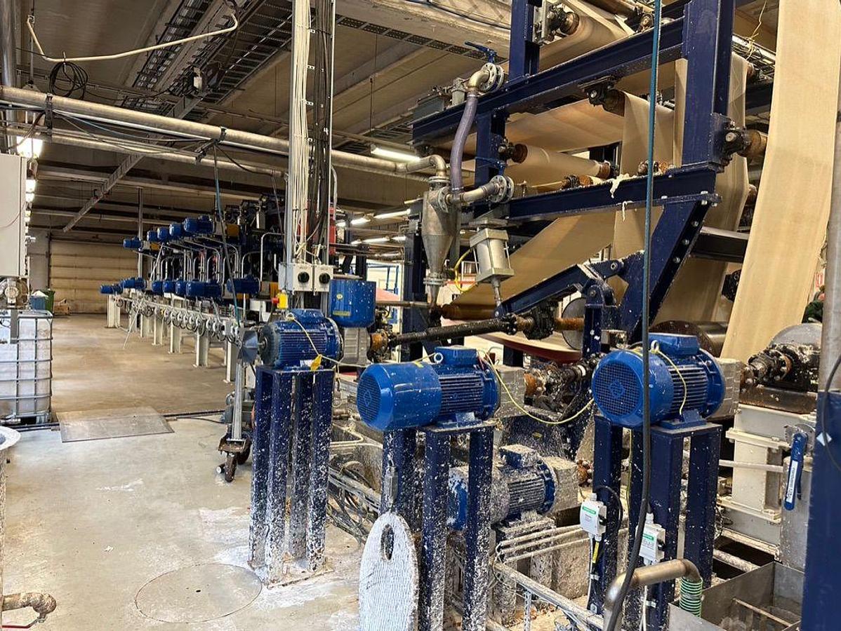 Used 17.7" (450MM) WIDE LAB PAPER MACHINE 