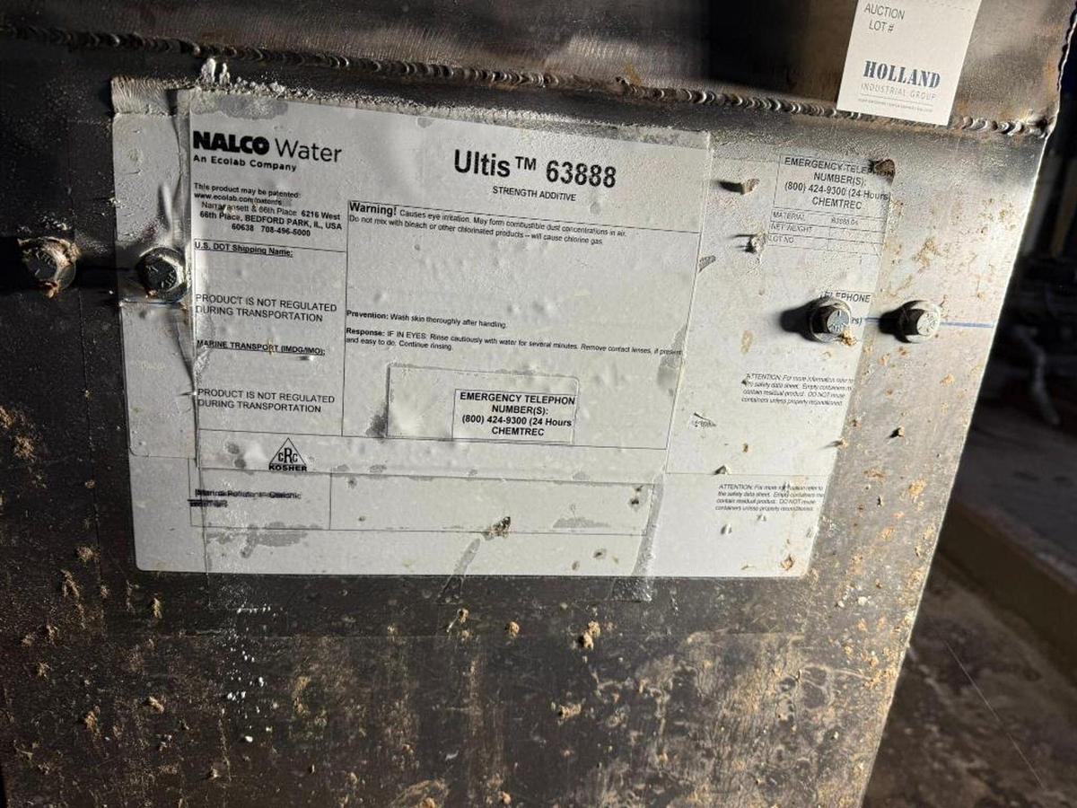 Used NALCO WATER POLISHING PUMP AND TANK SYSTEM