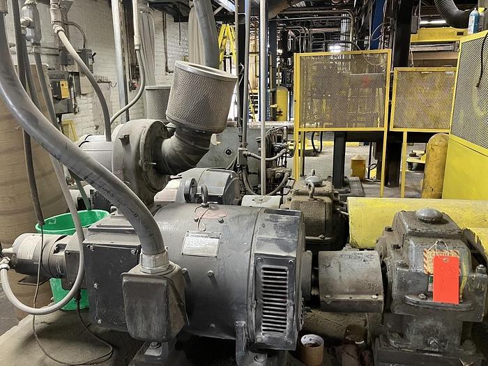 Used 102" LANGSTON TWO DRUM SLITTER REWINDER MAX DIAMETER 72" NEW ROCKWELLL DRIVES IN 2021