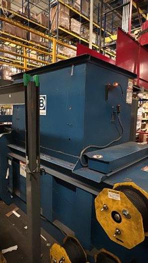 Used 30 HP BALEMASTER MODEL 4830G-8 (EO-840) HORIZONTAL AUTO TIE BALER 60" x 40" FEED OPENING MANUFACTURED 2017