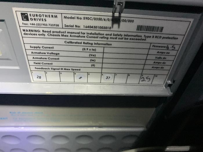 Used 62" TITAN MODEL SR6 CANTILEVERED DUPLEX SLITTER REWINDER SHAFTLESS UNWIND - PENDING LS