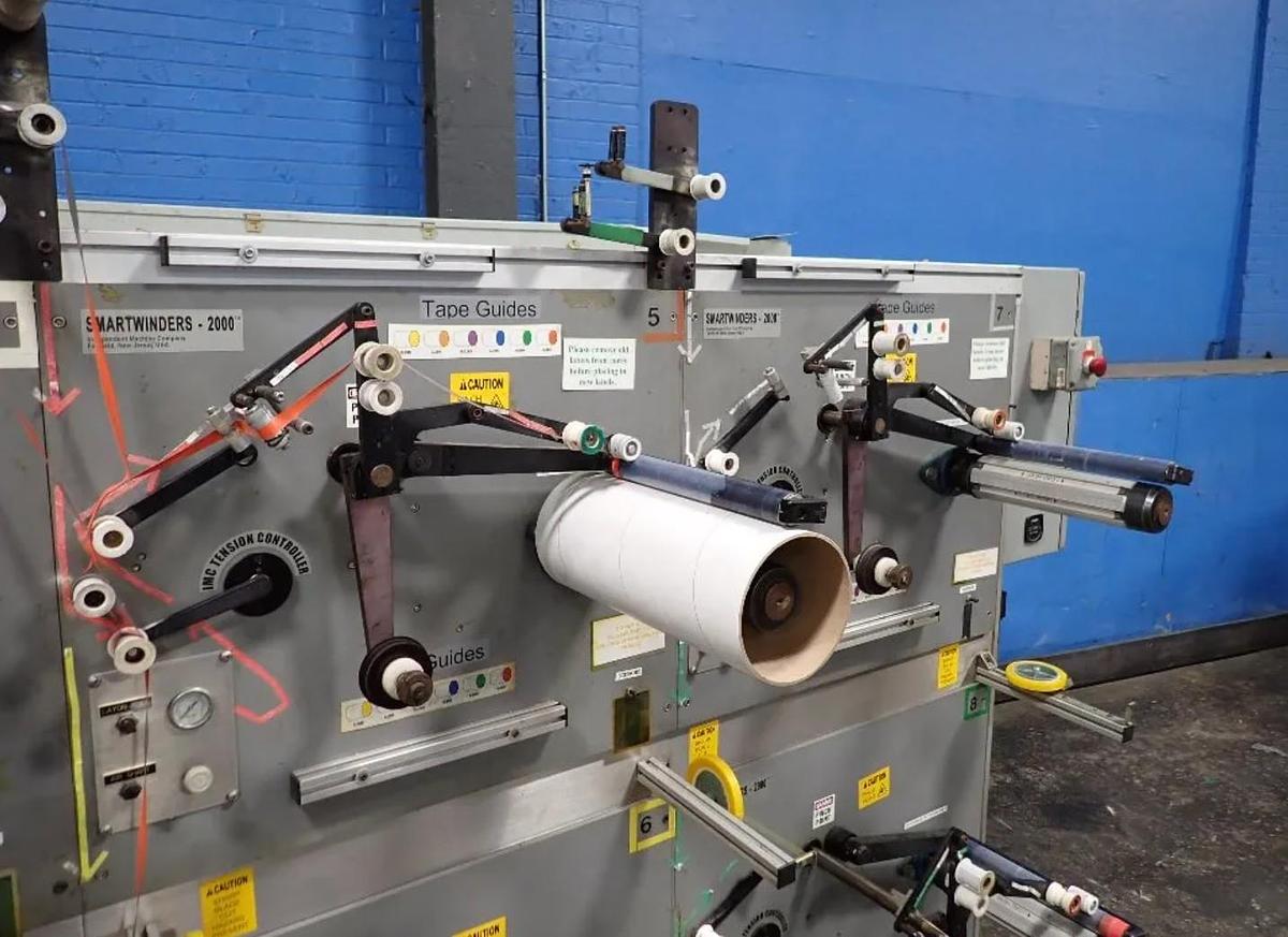 Used INDEPENDENT MACHINE COMPANY SMARTWINDER 8 SPOOLING STATIONS