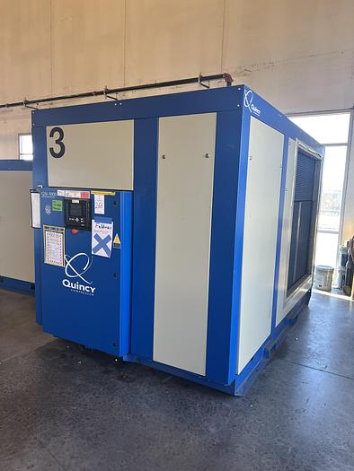 Used QUINCY MODEL QSI-1000 200 HP AIR COMPRESSOR MANUFACTURED 2017