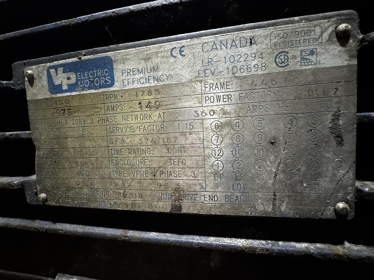 Used SHRED TECH MODEL ST-100 DUAL SHAFT SHREDDER 150HP