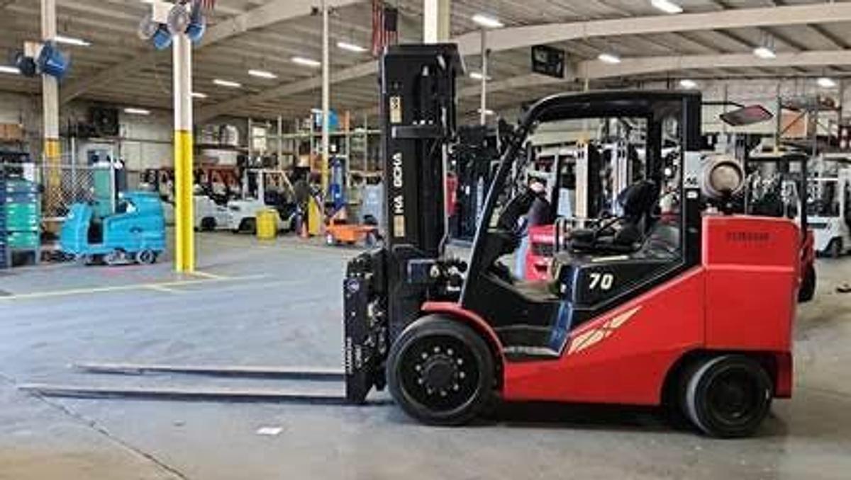 Used HANGCHA MODEL FP70C 15,500 LB FORKLIFT 2023