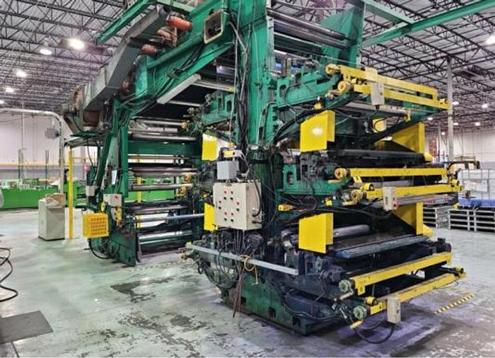 Used 55" WIDE KIDDER 6 COLOR STACK PRESS - PAPER & BOARD