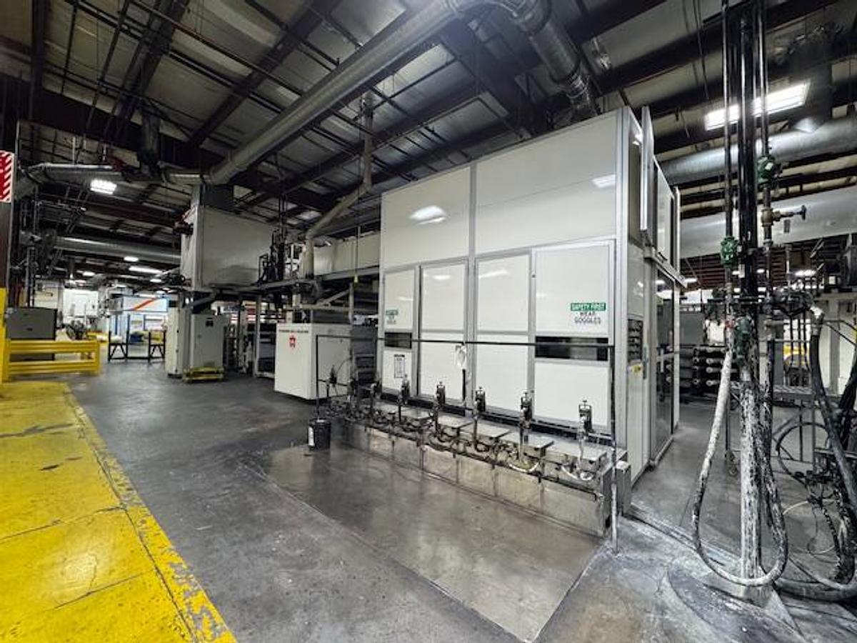 Used 52" WIDE W&H PRIMAFLEX 8 COLOR PRINTING PRESS - STILL RUNNING