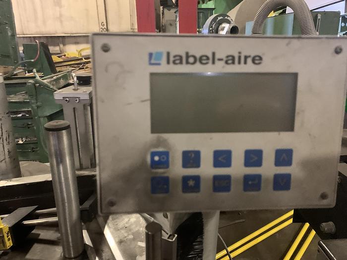 Used LABEL-AIR INC. LABEL APPLICATOR