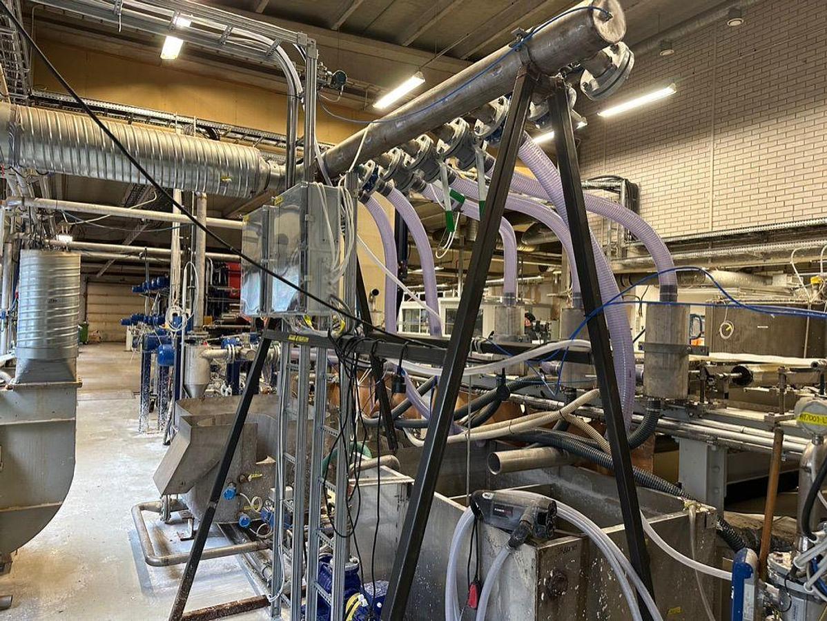 Used 17.7" (450MM) WIDE LAB PAPER MACHINE 