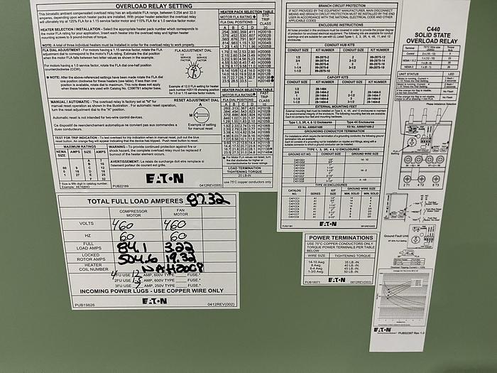 Used SULLAIR MODEL 5509B AC AIR COMPRESSOR SENERGY 5500 75 HP MANUFACTURED 2018 - PENDING