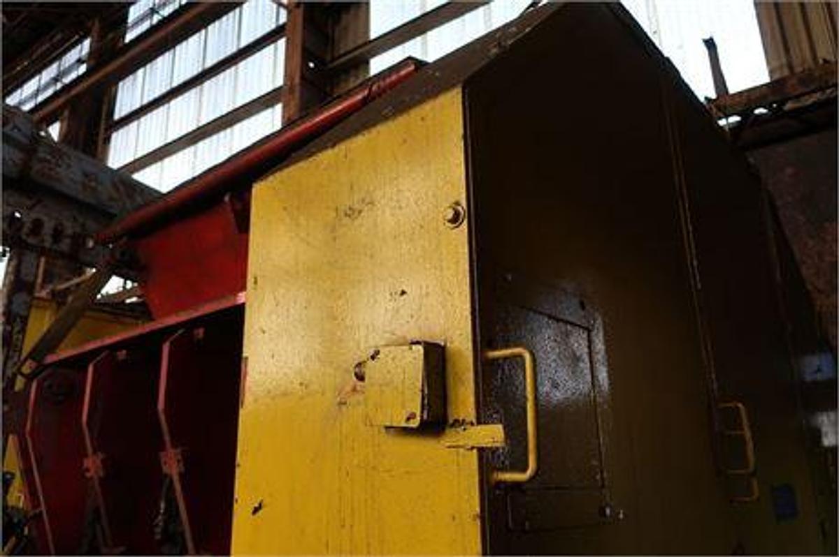 Used CIMP MODEL PCR 1600 TIRE SHREDDING LINE WITH 200HP CIMP 1600 GRANULATOR & 125HP CIMP 1200 GRANULATOR