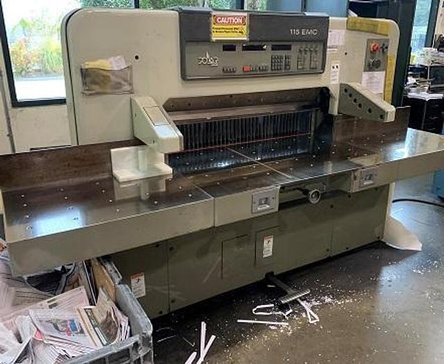 Used 45" POLAR 115 EMC GUILLOTINE CUTTER