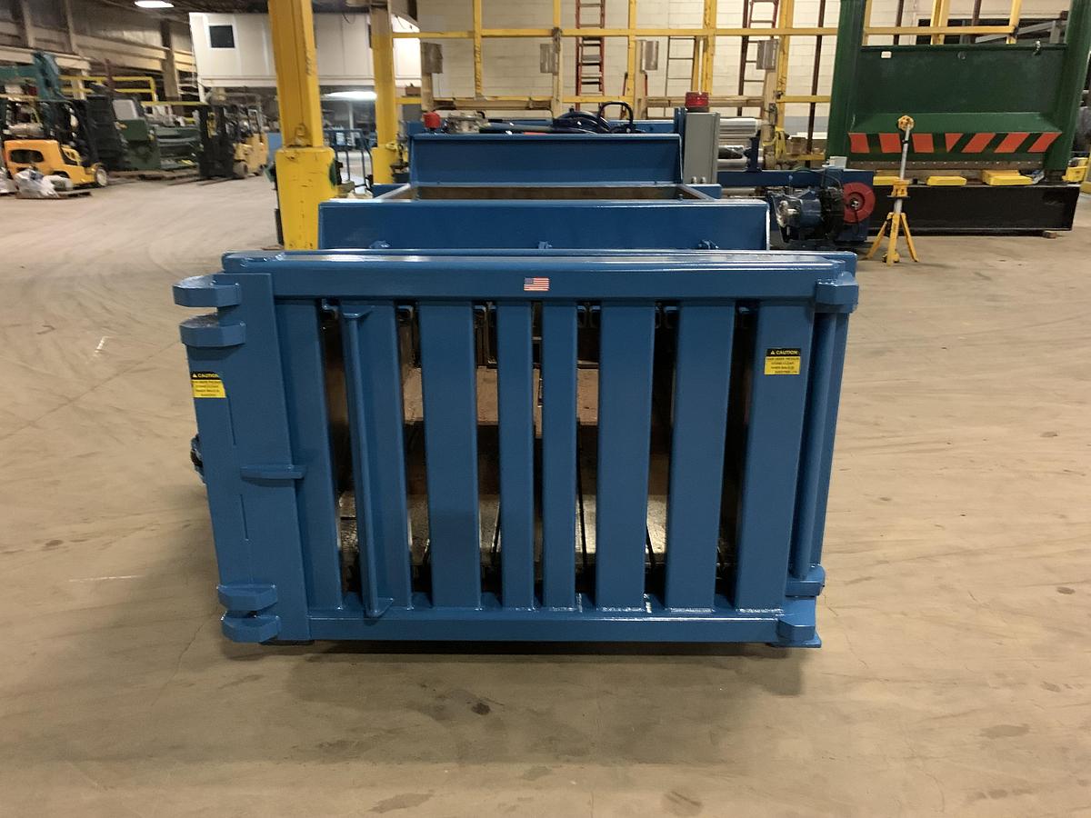 Used EXCEL EX-60 AUTOMATIC MANUAL TIE BALER WITH CONVEYOR VIDEO AVAILABLE