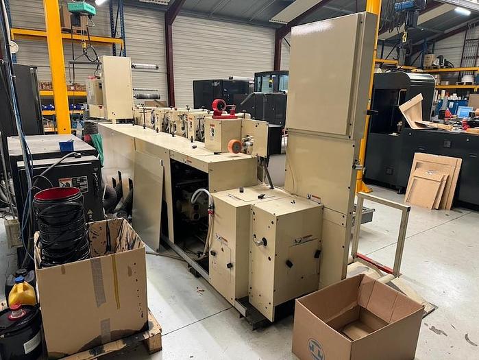 Used MARK ANDY 2200 13" WIDE 4 COLOR FLEXO PRESS 2 DIE STATIONS