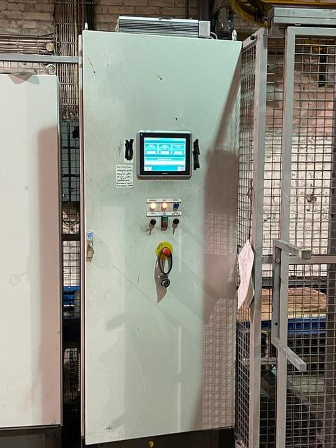 Used SIGNODE (HALOILA) OCTOPUS 1600 BTS PALLET WRAPPING LINE