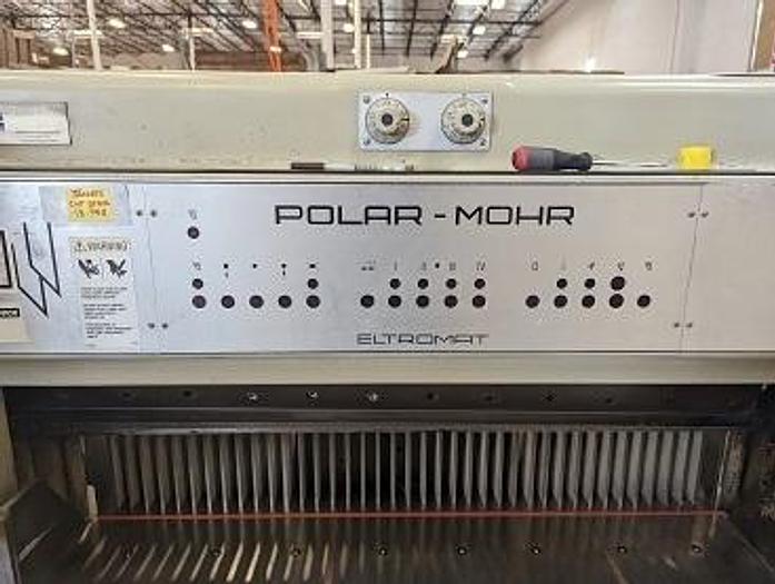 Used 45" WIDE POLAR-MOHR MODEL 115CE ELTROMAT GUILLOTINE CUTTER