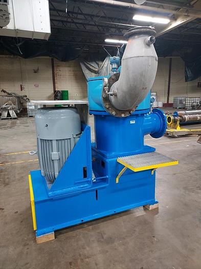 Used KADANT BLACK CLAWSON MODEL 24PS PRESSURE SCREEN WITH 125 HP MOTOR