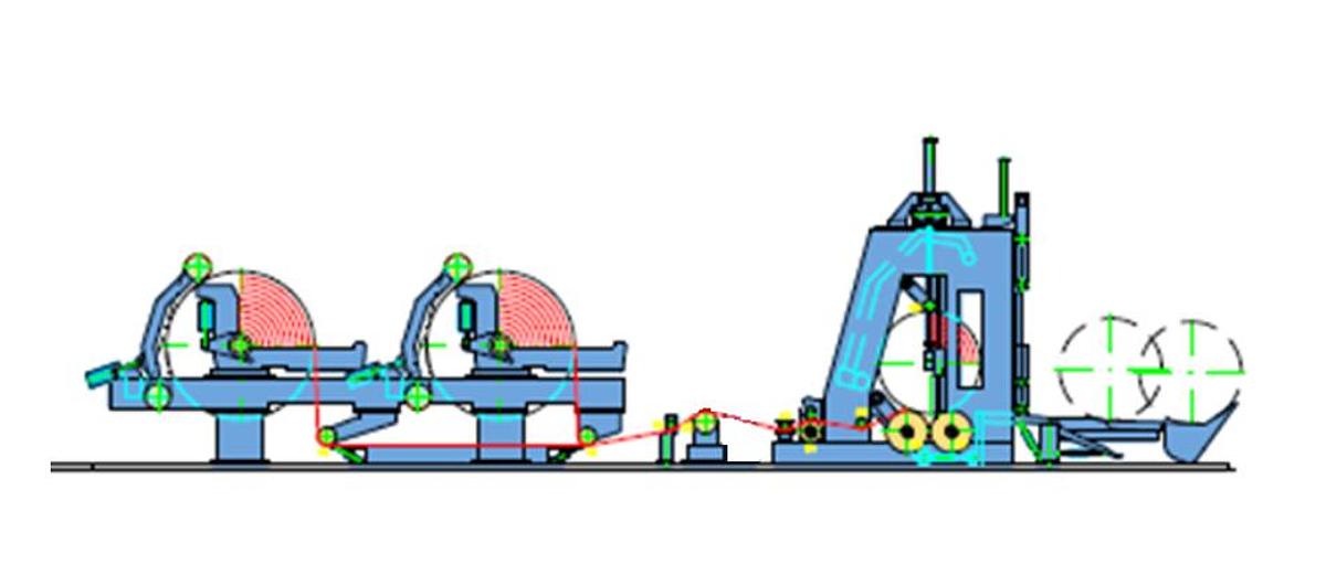 Used 140" (3550mm) VALMET TISSUE MACHINE TWIN WIRE 100 TPD