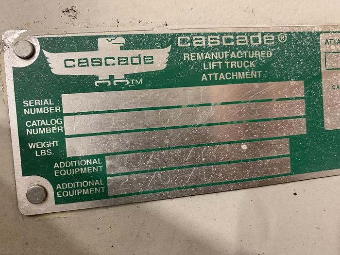 Used CASCADE 60" DIAMETER ROLL CLAMP R60G-RCP CLASS III