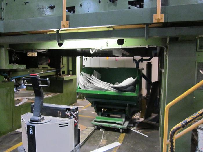 Used 80" PASABAN MODEL KST-2200 DUAL ROTARY KNIFE SHEETER DRIVE UPGRADE 2010