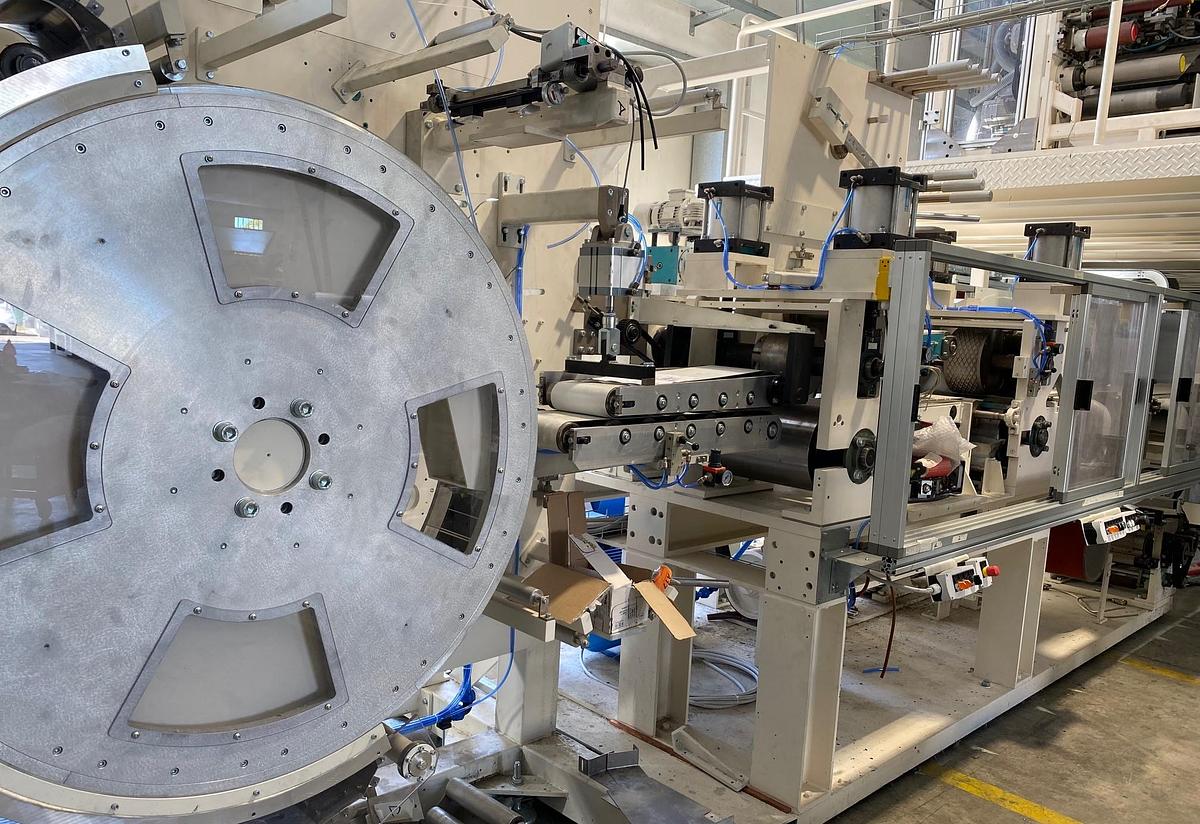 Used JOA TRADITIONAL BABY DIAPER LINE COMPLETE DRIVE UPGRADE AND REBUILD WITH ABB COMPONENTS IN 2024