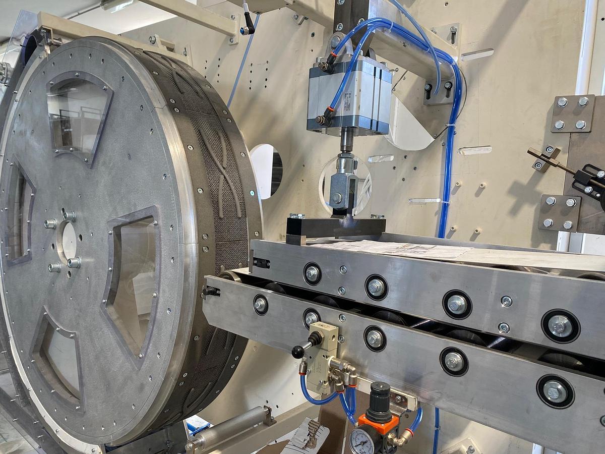 Used JOA TRADITIONAL BABY DIAPER LINE COMPLETE DRIVE UPGRADE AND REBUILD WITH ABB COMPONENTS IN 2024