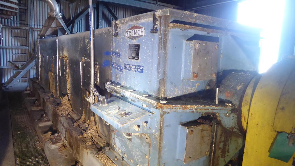 Used FRENCH OIL MILL MACHINERY CO. DEWATERING SCREW PRESS S/S