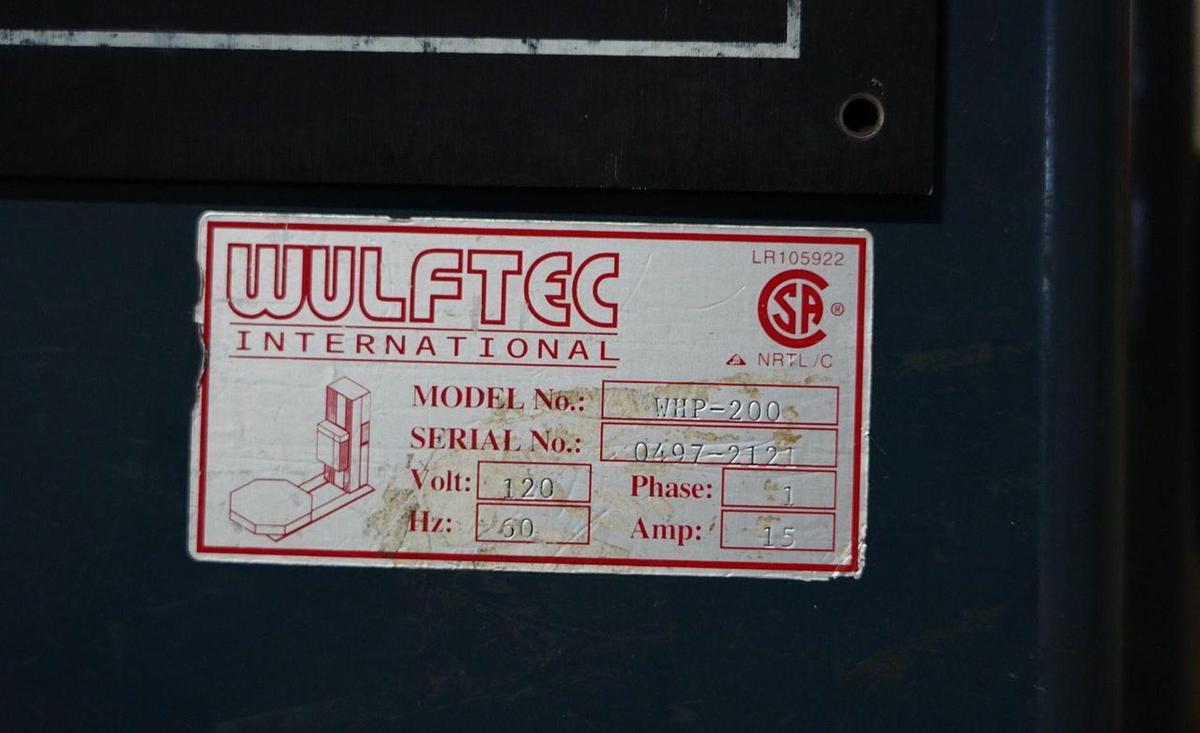 Used WULFTEC PALLET WRAPPER MODEL WHP-200
