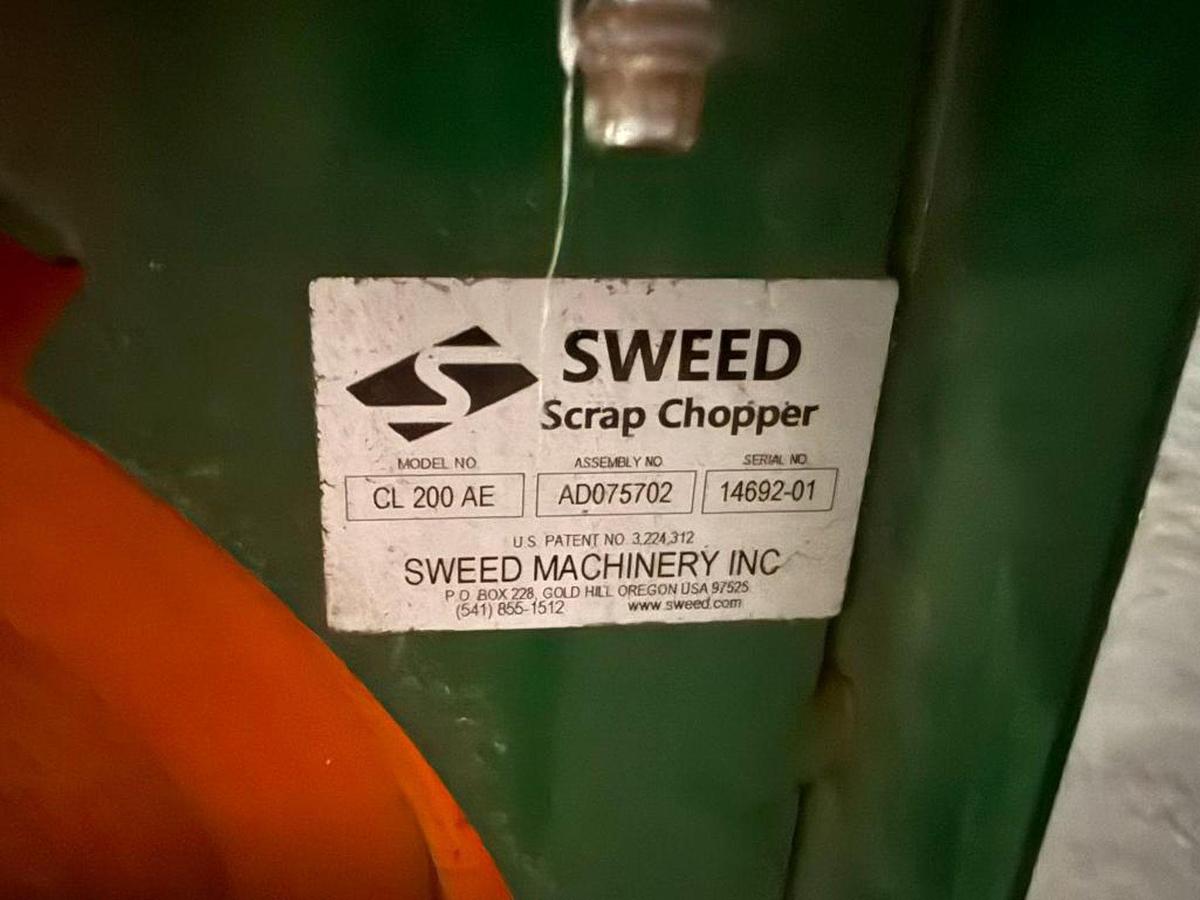 Used SWEED SCRAP CHOPPER MODEL CL 200 AE