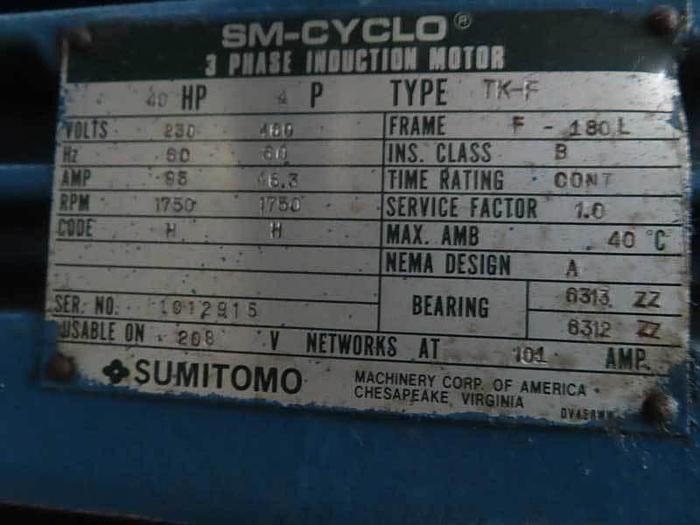 Used SHREDPAX MODEL AZ80 DUAL SHAFT SHREDDER TWIN 40HP MOTORS