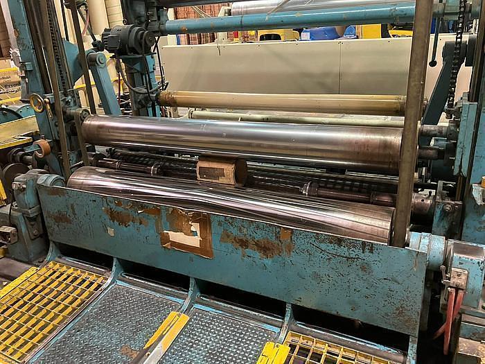 Used 77" WIDE JAGENBERG TWO DRUM WINDER 50" REWIND DIAMETER - PENDING SALE