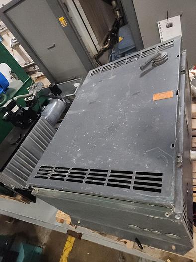 Used 124" LANGSTON TWO DRUM SLITTER REWINDER 60" O.D. REWIND CAPACITY