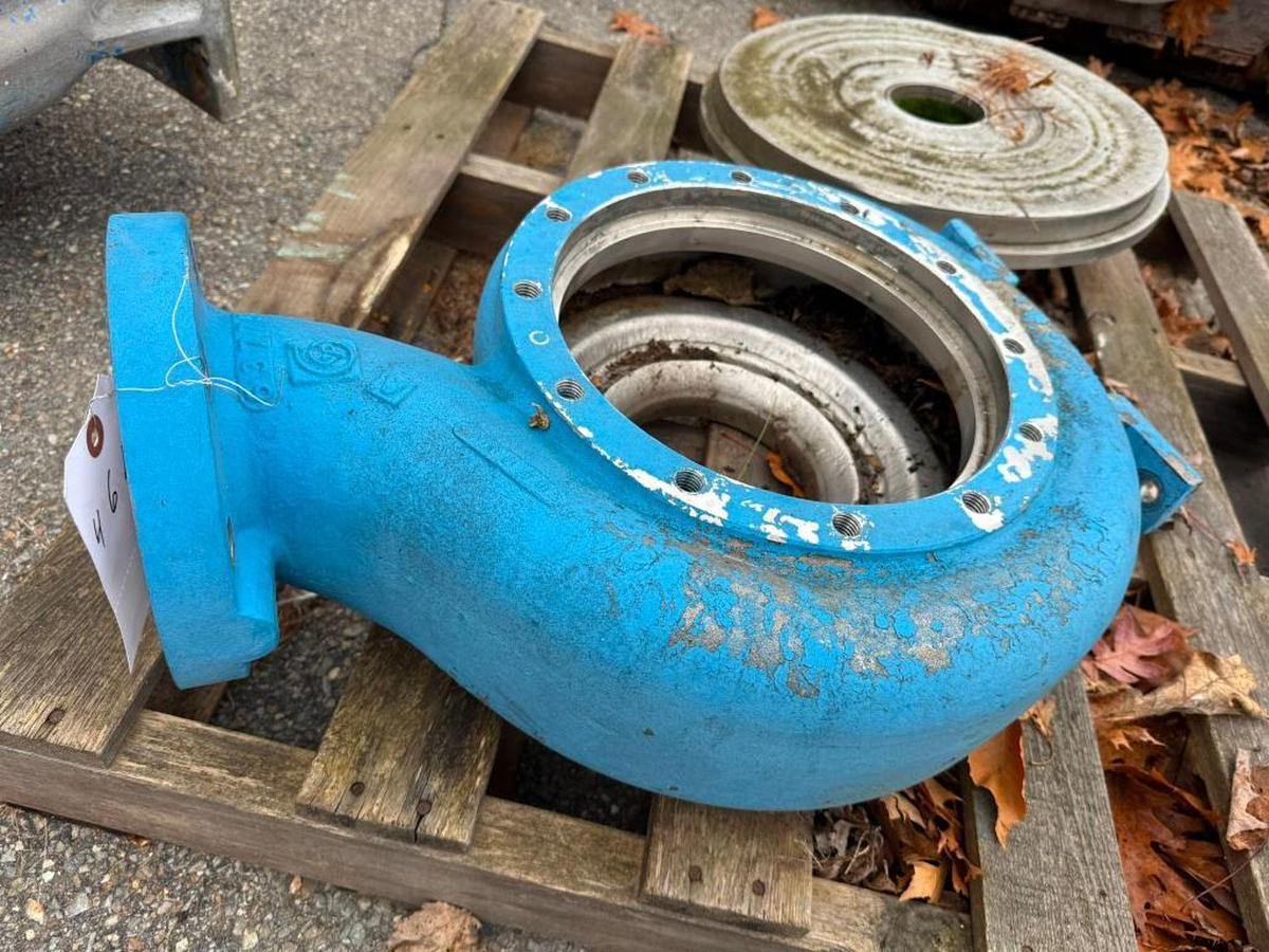 Used GOULD MODEL 3196 PUMP CASING SIZE 4X6-10H 316 STAINLESS STEEL