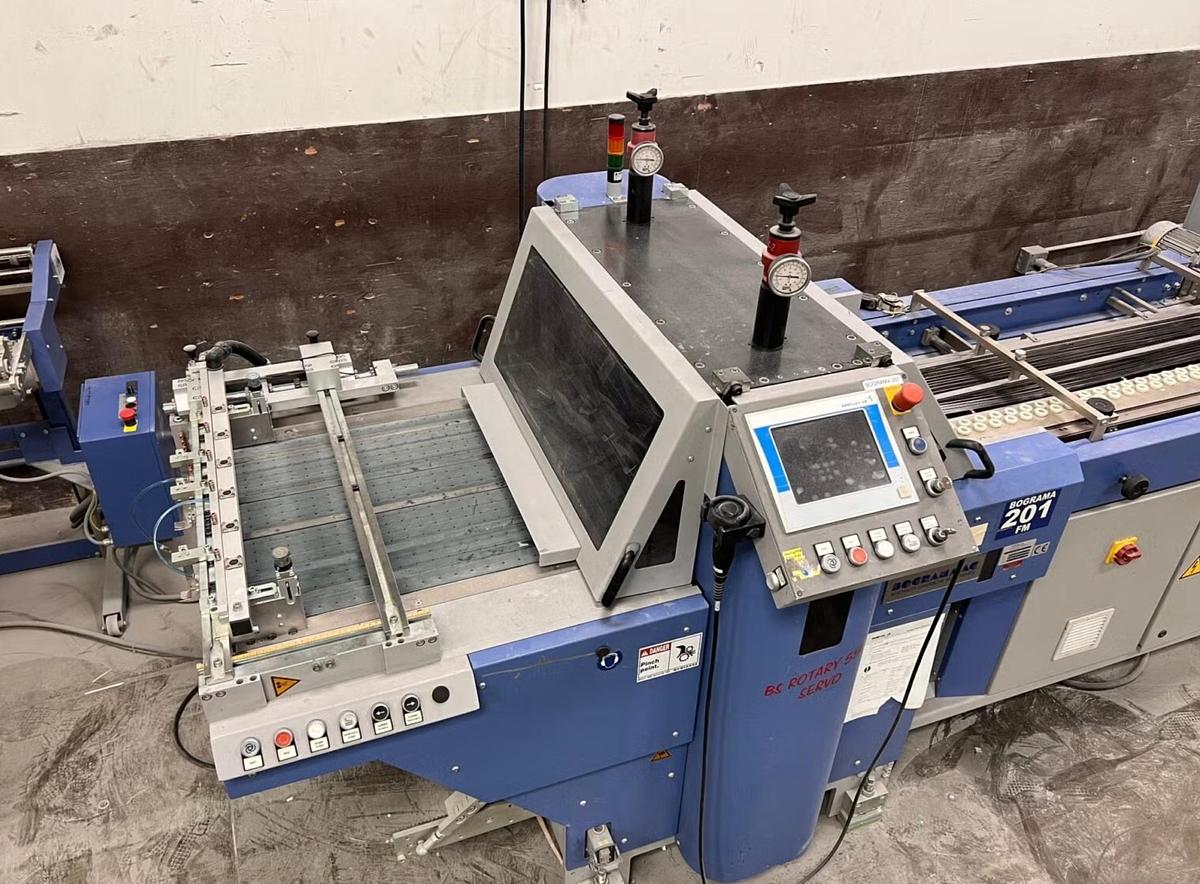Used 22" x 29" BOGRAMA BSR 550 SERVO ROTARY DIE CUTTER