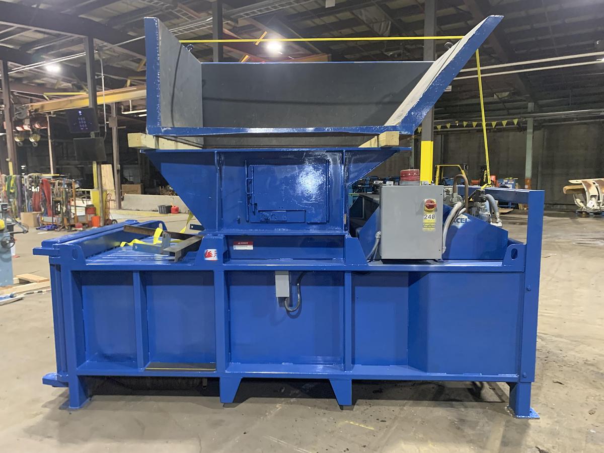 Used EXCEL EX-60 CLOSED DOOR BALER 20HP DUAL 6" CYLINDER