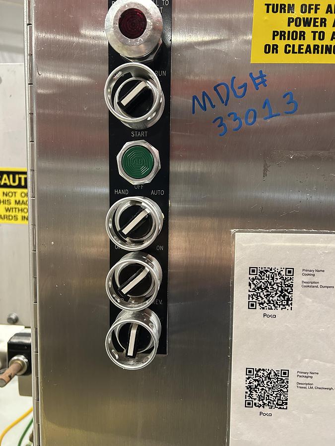 Used SWF SS#TF600VK ONE PIECE VERTICAL GLUE SEAL TRAY FORMER