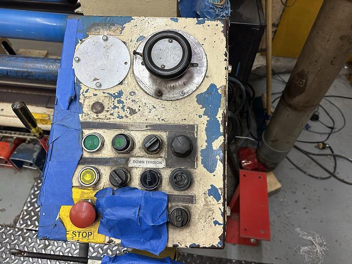 Used 60" DUSENBERY 840XY TWO DRUM SLITTER REWINDER